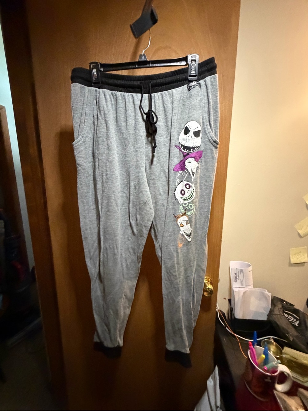 Disney nightmare before Christmas Gray woman’s pajama pants